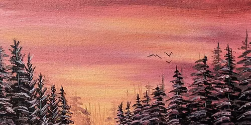 $3 Wine Night! Sip & Paint 'Hidden Paradise Falls' with us!