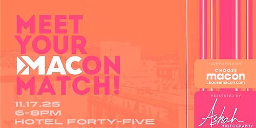 Macon Area Connections: Mingle with Singles!