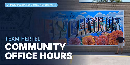 Community Office Hours in New Baltimore with Staff