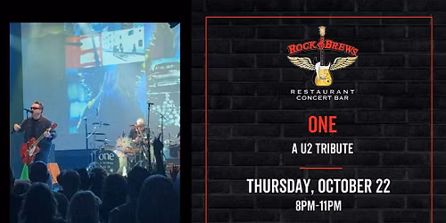 ONE A U2 TRIBUTE EVENT @ Rock & Brews Royal Oak