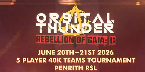 Orbital Thunder: Rebellion on Gaia: IX