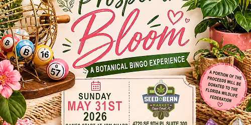 Prosper in Bloom-A Botanical BINGO Experience