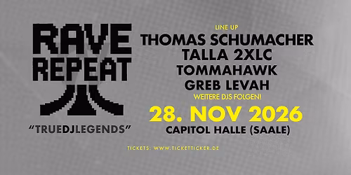 RAVE REPEAT x TRUEDJLEGENDS ....dark, dirty, clubby!
