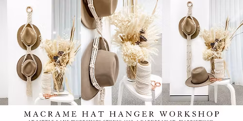 Macrame Hat Hanger