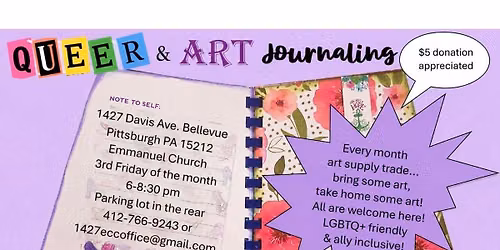🌈 Queer Art Journaling & Community Night 🎨