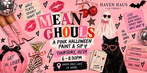 MEAN GHOULS - Paint & Sip Event at Haven Haus (LA VERNE)