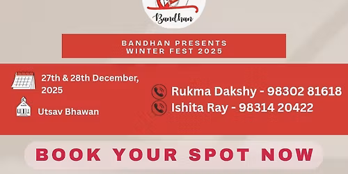 \u2744\ufe0f Winter Fest 2025 \u2013 Bookings Now Open! \ud83c\udf89\nBe part of Kolkata\u2019s most exciting lifestyle exhibition