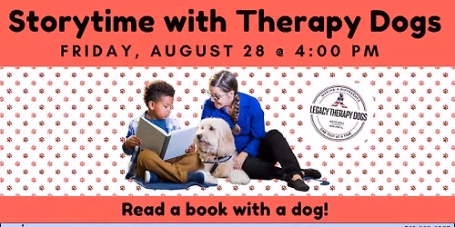 Storytime with Legacy Therapy Dogs