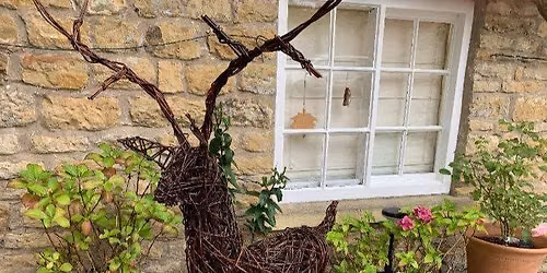 Willow Weaving Deer Workshop with Wendy Bristow \u00a385-