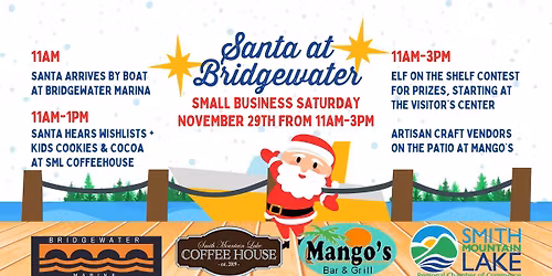 Santa Around Bridgewater Plaza + Small Business Saturday, Nov. 29, 2025