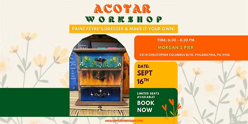 ACOTAR Workshop - Paint and Sip