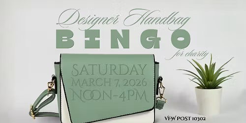 Designer Handbag BINGO 2026 Fundraiser