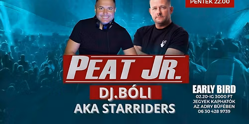 Eml\u00e9kek \u00c9jszak\u00e1ja\u2122\ufe0f l PEAT JR. & Dj. B\u00f3li l Cs\u00f6m\u00f6r l 03.20 l P\u00e9ntek