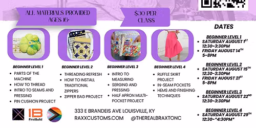 Sewing with Braxton - Level 2