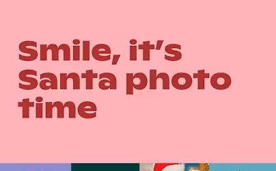 Smile, it's Santa photo time as Secret Harbour Square