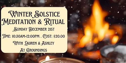 Winter Solstice Meditation & Ritual