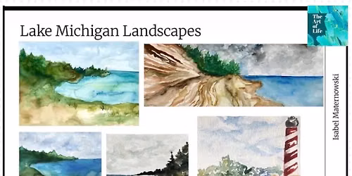 Water color class October 7th @ 5:30 pm