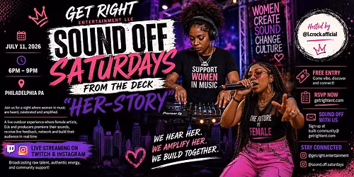 Sound Off Saturdays "From The Deck"