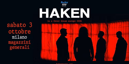 Haken | In A Fever Dream Europe 2026 | Live in Milan