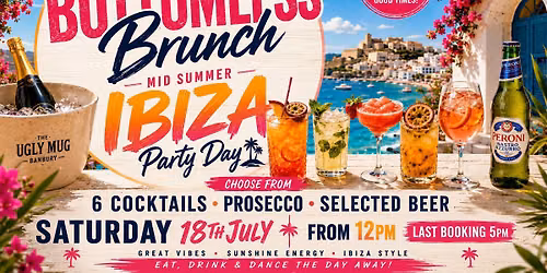 Mid-Summer Ibiza themed Bottomless Brunch
