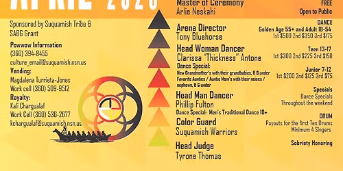 Suquamish Renewal Powwow & Jam