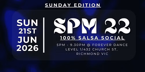 SPM 22: 100% Salsa Social June on a SUNDAY