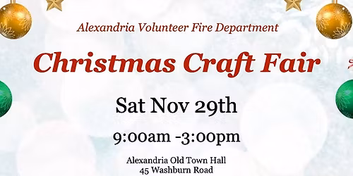 AVFD Christmas Craft Fair