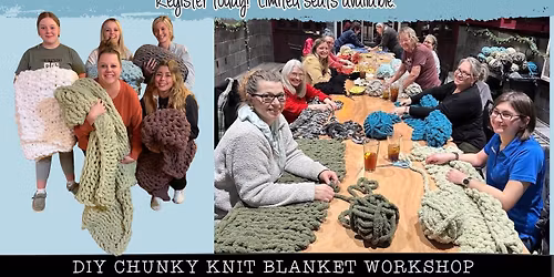 DIY Chunky Blanket Workshop in Norfolk