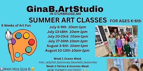 KIDS SUMMER ART CLASSES
