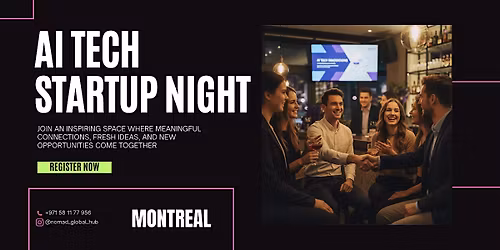AI Tech & Startup Night \u2014 Montreal