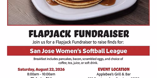 SJWSL Flapjack Fundraiser