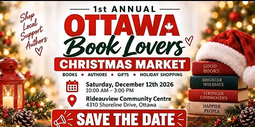 1st Annual Ottawa Book Lovers Christmas Market