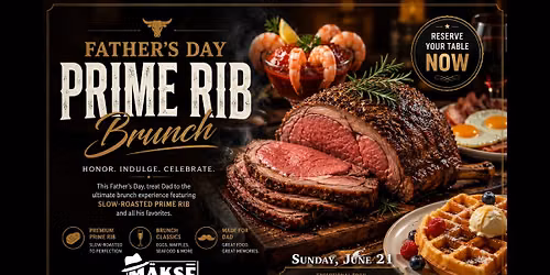Father's Day Prime Rib Brunch