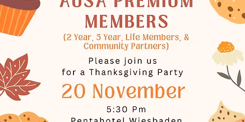 AUSA Premium Members Thanksgiving Party