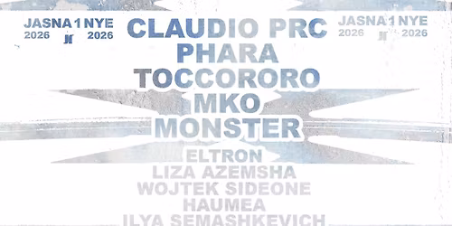 \u2727 JASNA 1 NYE \u2727 CLAUDIO PRC, PHARA, TOCCORORO, HAUMEA, MKO, MONSTER, AND MANY MORE 