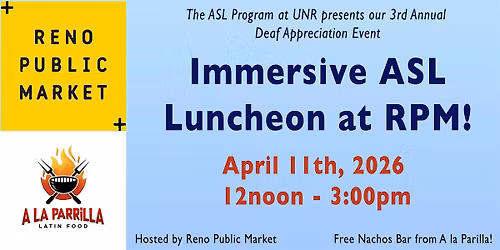3rd Annual ASL Immersive Luncheon