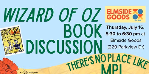 Wizard of Oz Book Discussion @ Elmside Goods