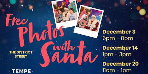 Free Photos with Santa at Tempe Marketplace