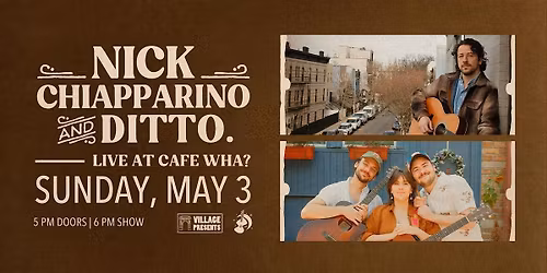 Nick Chiapparino and Ditto.