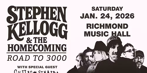 Stephen Kellogg & The Homecoming w\/ Gutter Sinatra at Richmond Music Hall 1\/24\/26