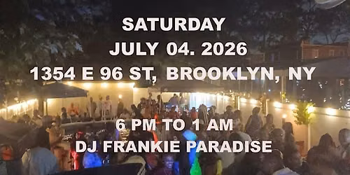4th Of July Pool Party with Frankie Paradise