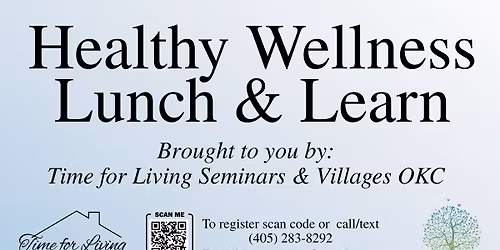 Healthy Wellness Lunch & Learn - Tips on Wellness & Longevity Presented by Ashley Oyler, Restart Edu