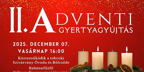 II. Adventi Gyertyagyújtás