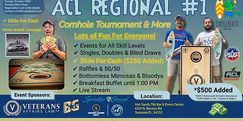 Sarasota - ACL Regional #1 - Cornhole Tournament