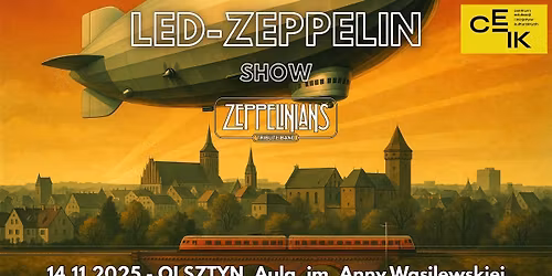 LED-ZEPPELIN SHOW by Zeppelinians | 14.11.2025 | Aula Im. Anny Wasilewskiej