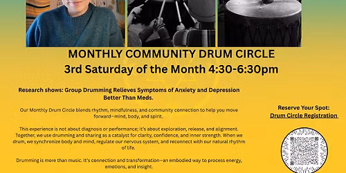 MONTHLY COMMUNITY DRUM CIRCLE