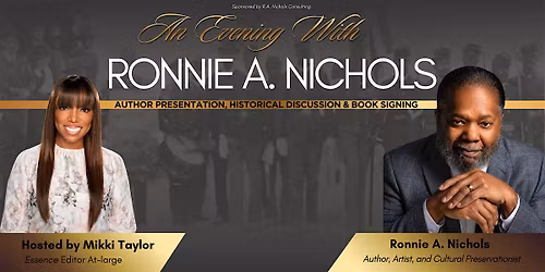 An Evening with Author Ronnie A. Nichols, Discussion & Book Signing