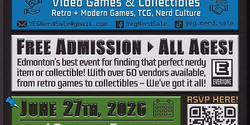 Edmonton Nerd Sale - June 27, 2026