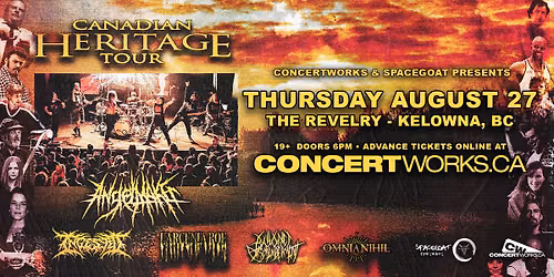 AngelMaker Canadian Heritage Tour - Kelowna — Revelry Food+Music Hub