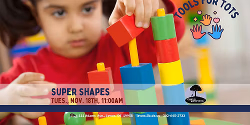 Tools for Tots: Super Shapes